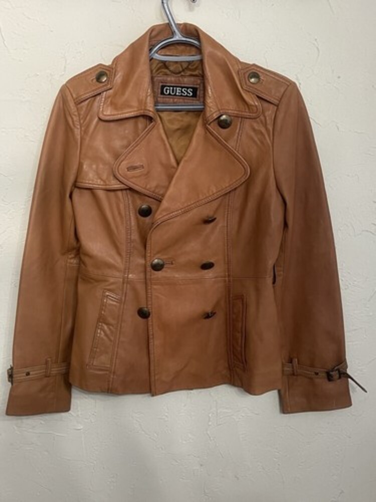 GUESS Women's Faux Leather Jacket
